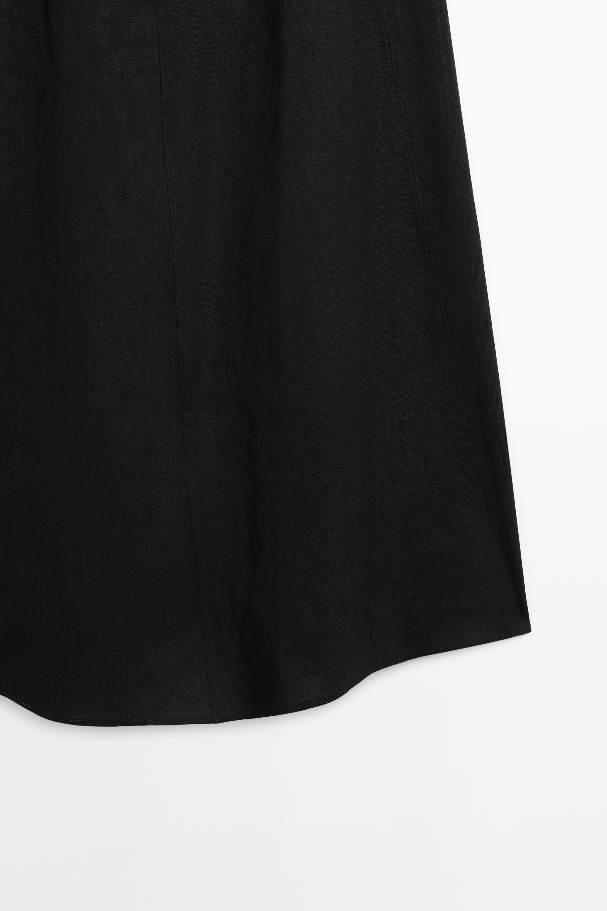 Robe longue fluide en lin
